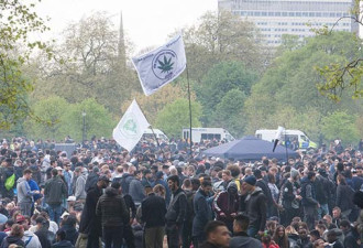 6000人聚集吸食大麻 英国警方却视而不见