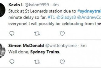 悉尼城铁大延误！部分列车被取消 大量旅客滞留