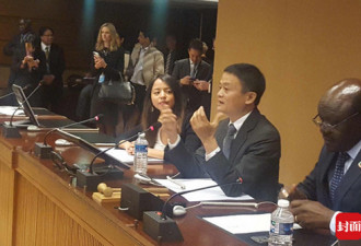 马云被委任联合国助理秘书长半年后 终于上班了