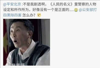 公安部也搞了个反腐大剧 压力全在法院那了