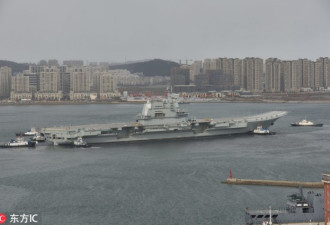 中国首艘国产航母昨日开始第四次海试