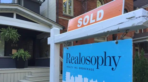 Real estate sign sold