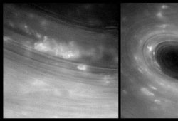 无人太空船安全穿越土星环 传回惊人影像