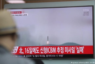 朝鲜导弹试射再失败 川普称“对中国不敬”