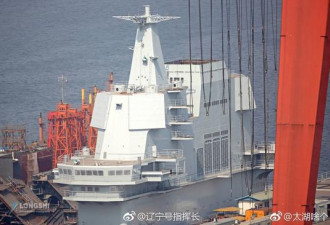 中国第三艘航母或以惊人速度进入视野