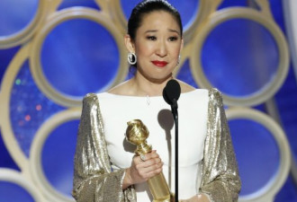 金球奖：加拿大亚裔演员获电视剧最佳女主角