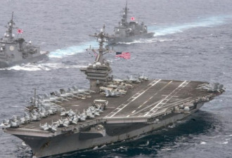 美航母战斗群进朝鲜 下命令两小时后即可打击