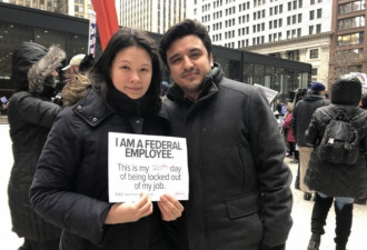 联邦雇员抗议 华裔科学家：不发薪水缴不出房贷