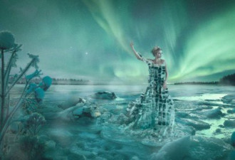 惊艳！摄影师打造仅存在童话之中的冰裙子
