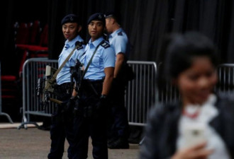 习近平访香港警方如临大敌 出动三分之一警力