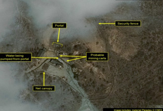 朝鲜核试验场再建新坑道 威胁力度或加强