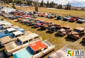 加拿大人40年收藏340辆古董车 现在却要贱卖