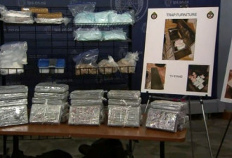 价值760万毒品藏车和家具 被多伦多警方查获
