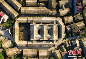 赣西最大围屋如巨龟 风格古朴 始建于清朝