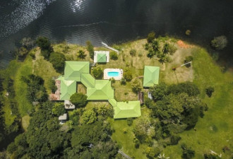 巴西11公顷小岛仅售576万元 带精致豪宅和泳池