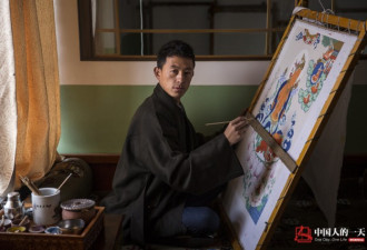 几十年静坐画室的匠人，一直想做一场唐卡直播