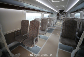 中国最快地铁列车首次亮相北京 这颜值很能打！