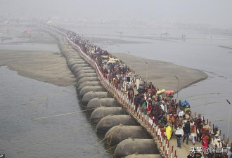 超3000万人聚集在神河交汇口，沐浴和吸食大麻