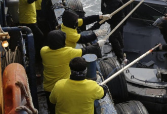 韩国海警利用扣留中国渔船演习 已掌握应对要领
