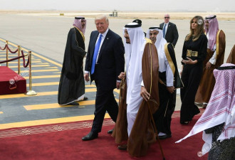 特朗普首访中东的21个瞬间