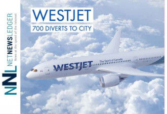 Westjet从温哥华前往多伦多客机紧急降落于雷湾