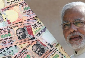 印度经济增速骤降至6.1% 莫迪咽废钞令苦果
