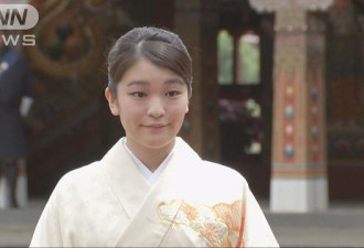日本真子公主出访不丹 与最帅国王会面