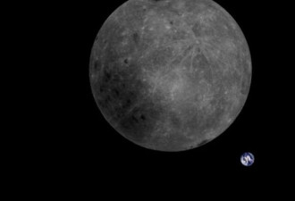 中国卫星拍下“迄今最棒”的月球和地球同框照