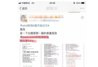 学霸人设崩了？翟天临论文被曝查重19% 多病句