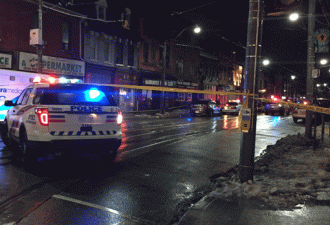 多伦多市中心枪击 男子被击毙在酒吧门口