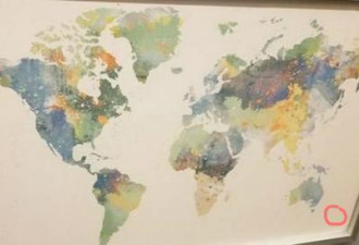 宜家卖的世界地图闹乌龙 竟然少个国家 引关注