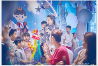 月亮姐姐为儿子庆百天排队 众名嘴到场庆贺