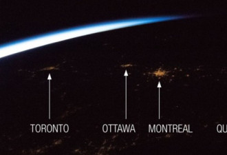 从外太空看加拿大东部 四大城市竟是这样