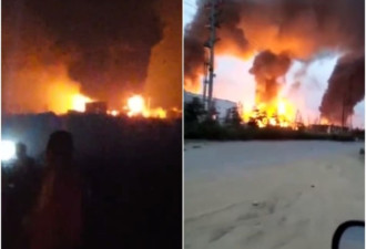 山东石化公司凌晨爆炸起火 至少1死6伤