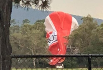 疑载中国游客热气球在澳突然坠落 当地人吓坏