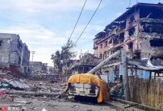 杜特尔特铁腕反恐 菲律宾南部战区一片废墟