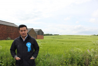 80后华裔小伙参选英国议员:希望代表华人说话