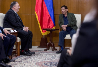 不让中国独霸南海 美国国务卿向菲律宾总统保证　