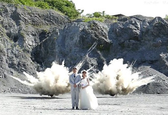 日本夫妇的婚纱照还能这样拍