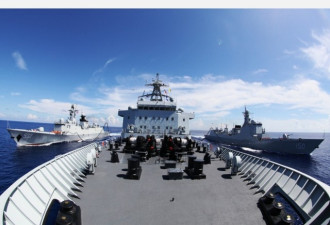 神盾舰出动 中国海军赴敏感海域演习