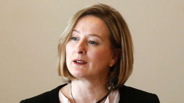 Carolyn Wilkins, senior deputy governor of the Bank of Canada, said Monday in a speech to a business audience in Winnipeg that the bank is seeing the economy pick up.