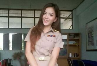 泰国最美的英语老师,天使般的她深受学生的喜爱