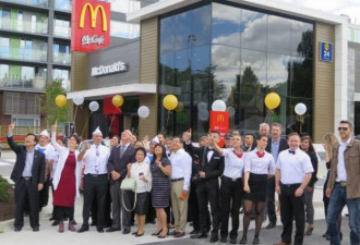 美国境外第一家麦当劳在列治文开业50年