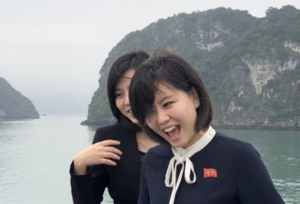 朝鲜团：玄松月带领美女团员游景点 景美人更美