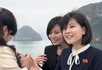朝鲜团：玄松月带领美女团员游景点 景美人更美
