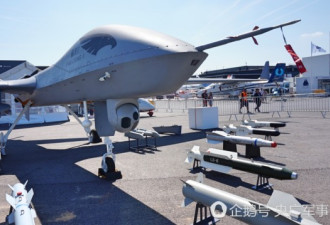 中国新一代察打无人机“翼龙”2巴黎航展首秀