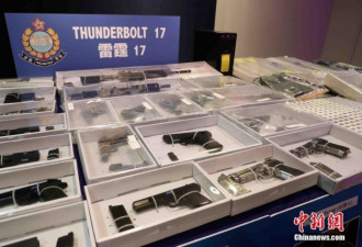 粤港澳三地警方联手缴获走私枪支310支