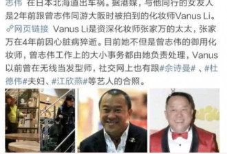 曾志伟脱女星裤子令她被看光 调戏梁朝伟前任