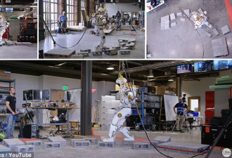 NASA人形机器人展示行走技巧:将用于火星探索
