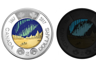 150周年福利，加国发行全球首款夜光硬币